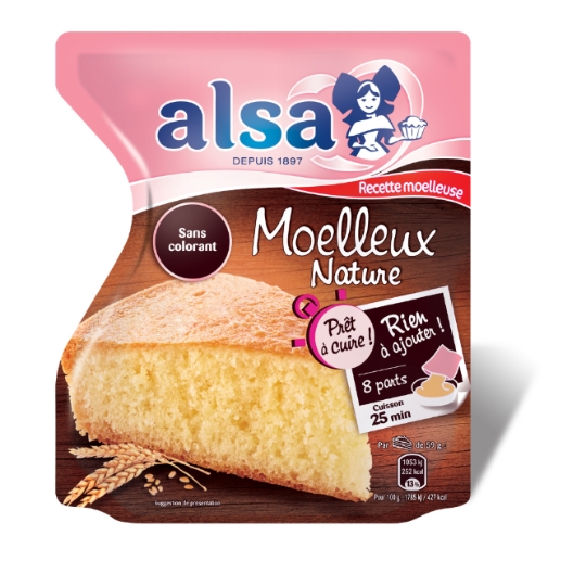 Préparation Gâteau Moelleux Nature ALSA