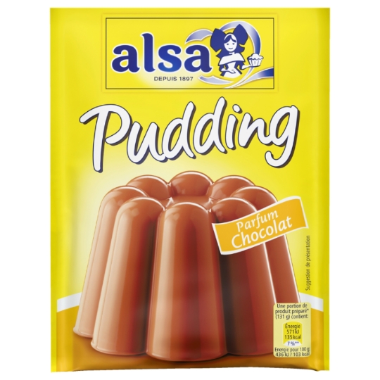 Préparation Pudding Parfum Chocolat ALSA