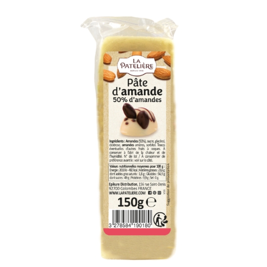 Pâtes d'Amandes 50% Amandes Cake Design LA PALTELIERE