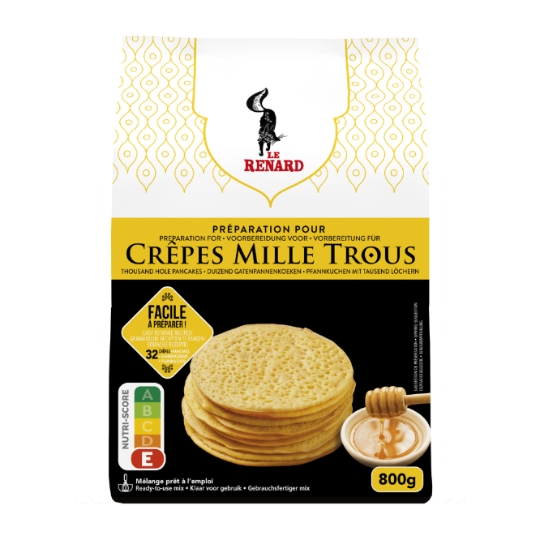 Préparation Crêpes Mille Trous LE RENARD