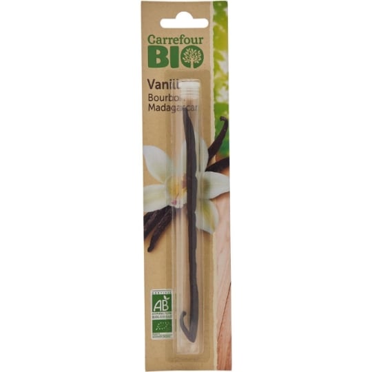 Gousse de vanille Bourbon de Madagascar Bio CARREFOUR BIO