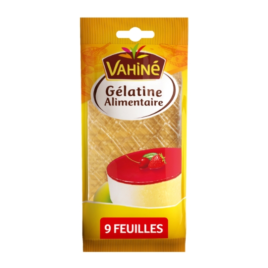 Gélifiant Alimentaire Gélatine en Feuilles VAHINE