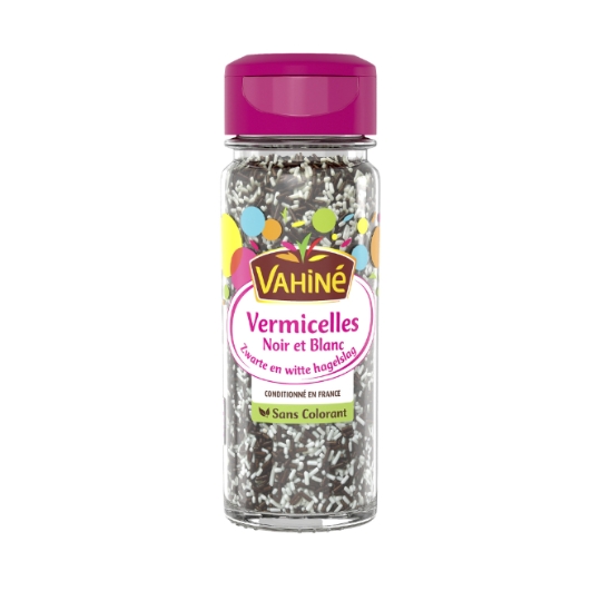 Vermicelles de sucres noir & blanc VAHINE