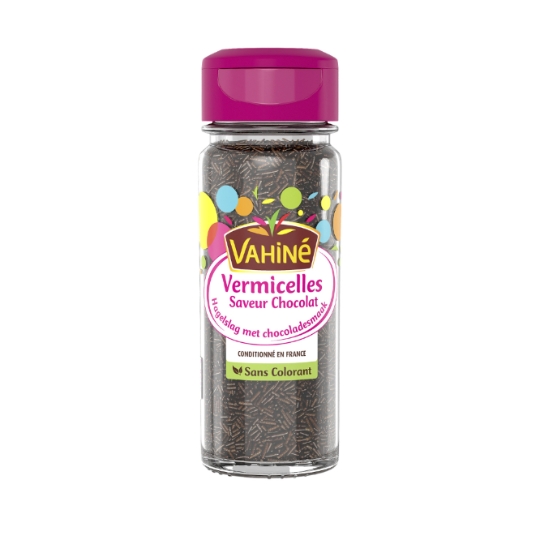Décoration alimentaire Vermicelles Saveur Chocolat VAHINE