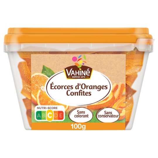 Fruits Confits Ecorces d'Orange VAHINE