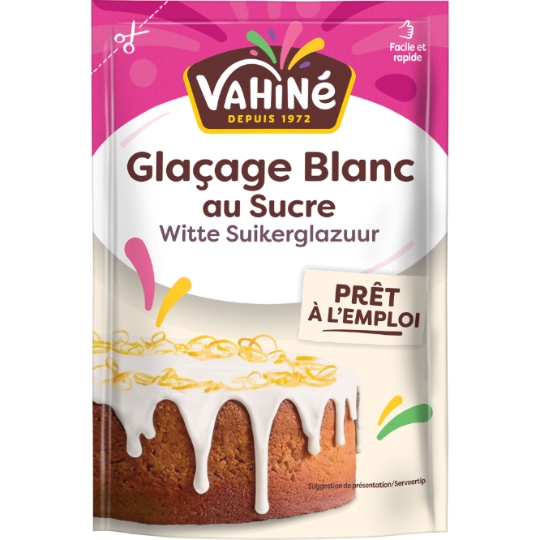 Glaçage Blanc au Sucre VAHINE