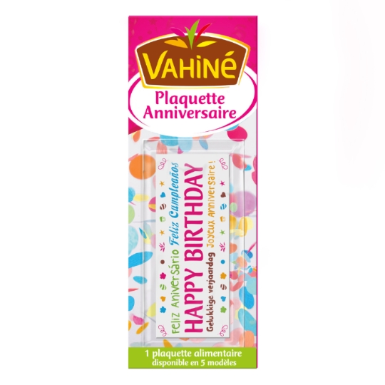 Plaquette Déco anniversaire VAHINE