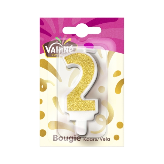 Bougie anniversaire n° 2 VAHINE