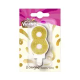 Bougie anniversaire  n° 8 VAHINE