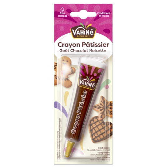 Crayon pâtissier chocolat noisette VAHINE