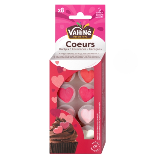 Décors cœurs en sucre VAHINE