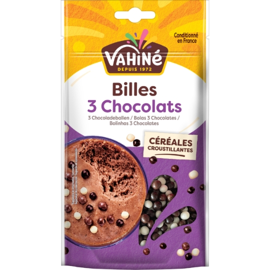 Préparation pour Gâteau Billes 3 chocolats VAHINE