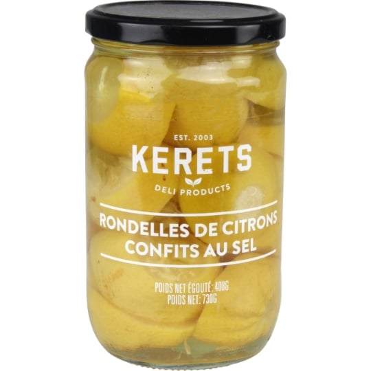 Rondelles de citrons confits au sel KERETS