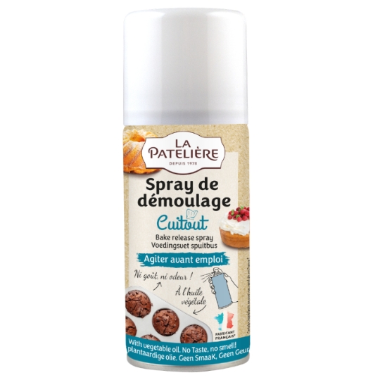 Spray de Démoulage Cuitout à l'Huile Végétale LA PATELIERE