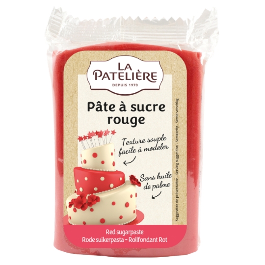 Pâte à Sucre Rouge LA PATELIERE