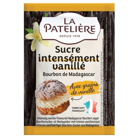Sucre Intensément Vanillé Bourbon de Madagascar avec Grains de Vanille LA PATELIERE