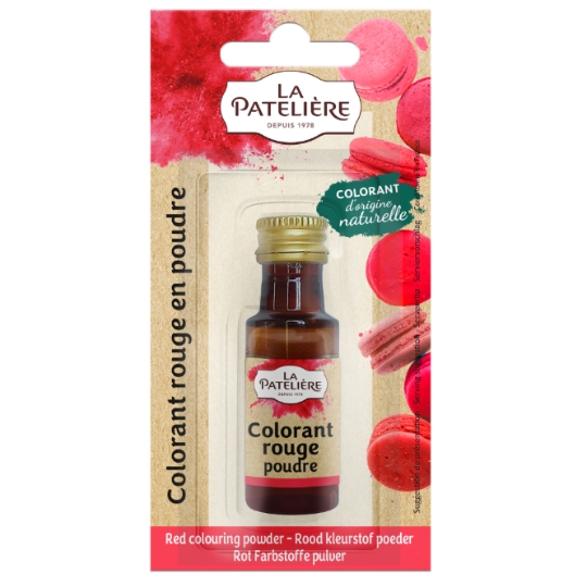 Colorant en poudre rouge LA PATELIERE