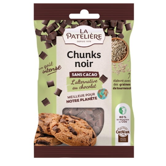 Chocolat Noir Sans Cacao Chunks Noirs LA PATELIERE