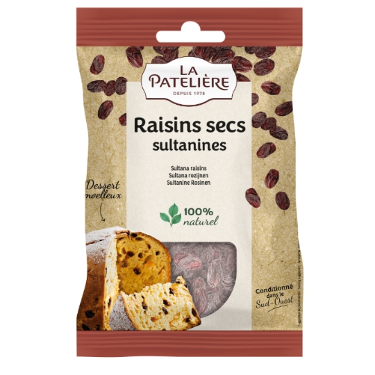 Raisins Secs Sultanines LA PATELIERE