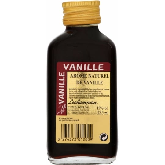 Préparation culinaire arôme naturel de vanille LECHAMPION
