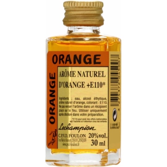 Préparation culinaire arôme naturel d'orange LECHAMPION