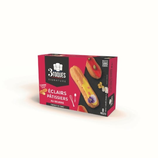 Eclairs pâtissier au beurre LES 3 TOQUES