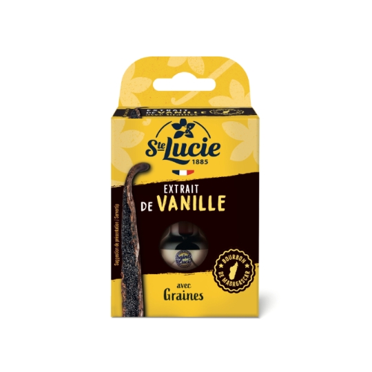 Extrait de vanille bourbon avec graines SAINTE LUCIE