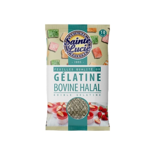 Gélatine alimentaire bovine halal SAINTE LUCIE