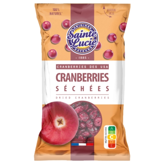 Cranberries séchées SAINTE LUCIE
