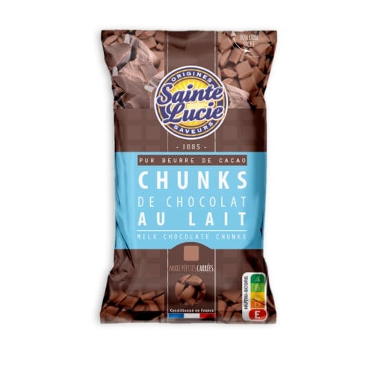 Chocolat au lait maxi pépites SAINTE LUCIE