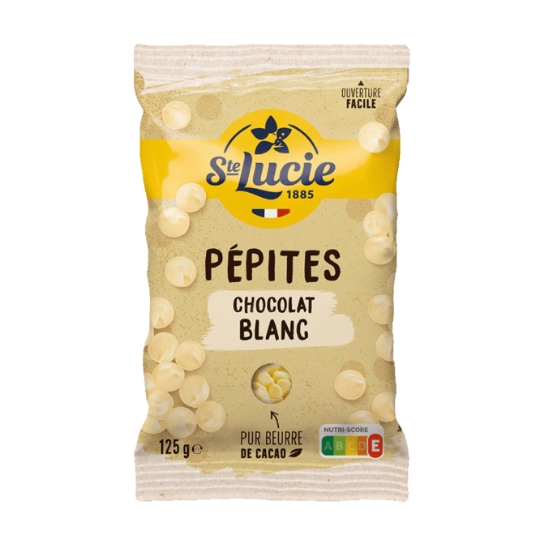 Pépites de chocolat blanc 100% naturel SAINTE LUCIE