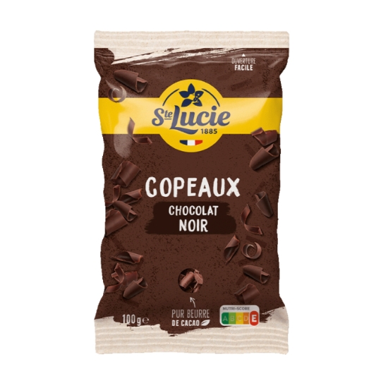 Décors copeaux de chocolat noir SAINTE LUCIE