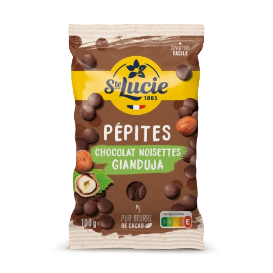 Pépites de chocolat noisette Gianduja SAINTE LUCIE