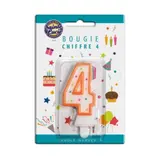 Bougie chiffre 4 SAINTE LUCIE