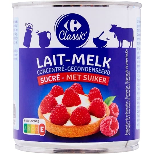 Lait Concentré Entier Sucré CARREFOUR CLASSIC'