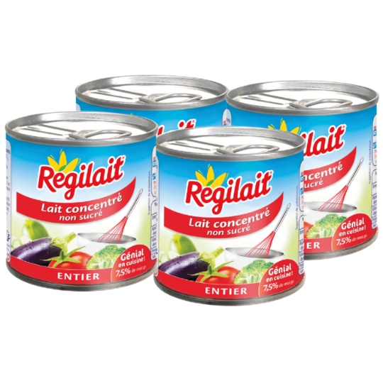 Lait Concentré Non Sucré Entier REGILAIT