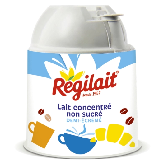 Lait Concentré Non Sucré Demi-écrémé REGILAIT
