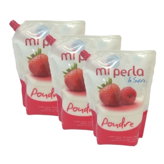 Lot 3x Sucre Blanc En Poudre - Mi Perla - 750g MI PERLA