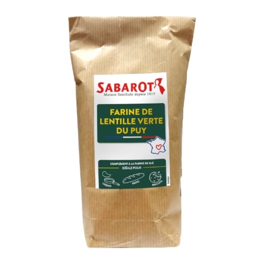 Farine De Lentille Verte Du Puy Sachet 400g - Sabarot SABAROT