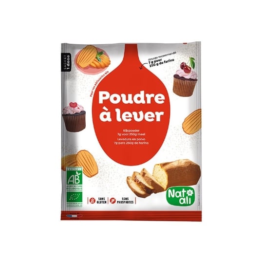 Poudre A Lever S/gluten 50g - Natali
