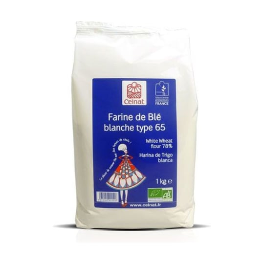 Celnat - Farine De Blé Blanche T65 1 Kg