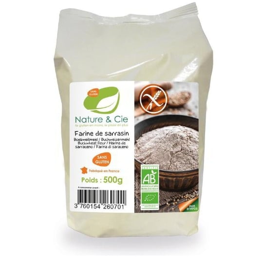 Nature Et Cie 231932 Farine De Céréales Farine De Sarrasin 500 G
