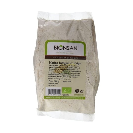 Bionsan - Farine De Blé Entier Biologique 500 G