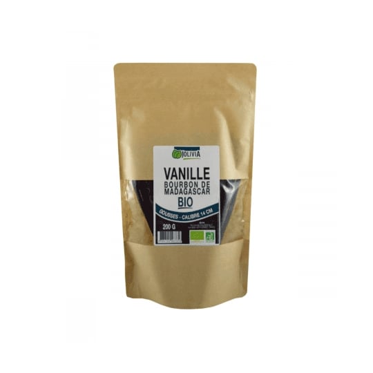 Gousses De Vanille Bourbon Bio De Madagascar - 200 G JOLIVIA