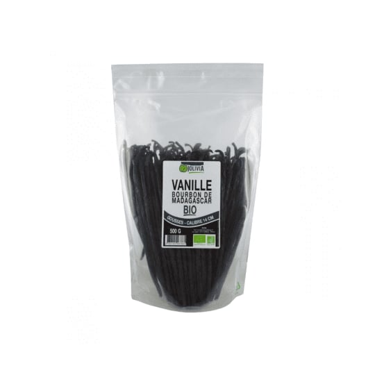 Gousses De Vanille Bourbon Bio De Madagascar - 500 G JOLIVIA
