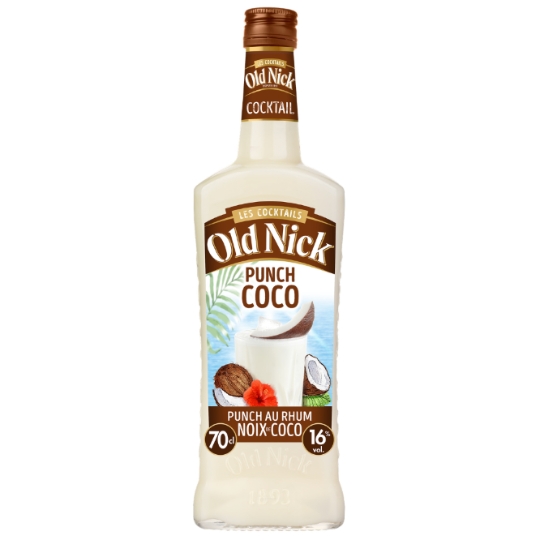 Cocktail Punch Coco à base de rhum OLD NICK