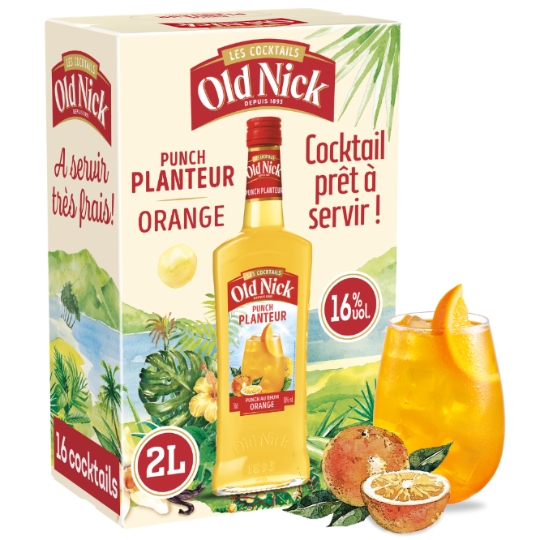 Cocktail Punch au Rhum Orange OLD NICK