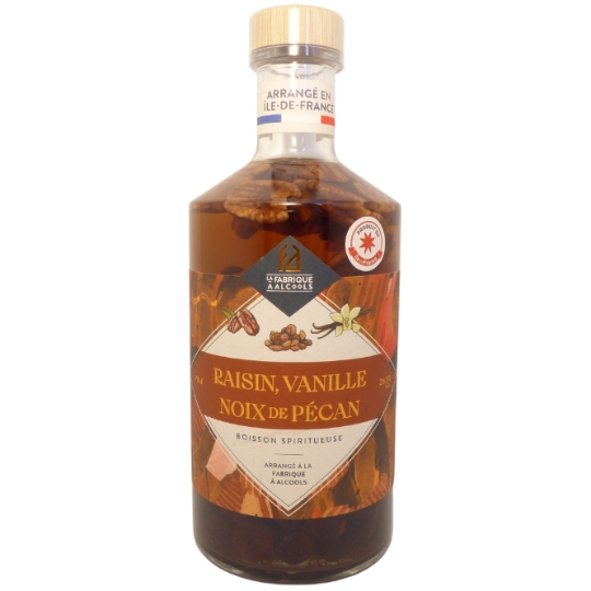 Spiritueux Raisin, Vanille et Noix de Pécan 26,5% LA FABRIQUE A ALCOOLS