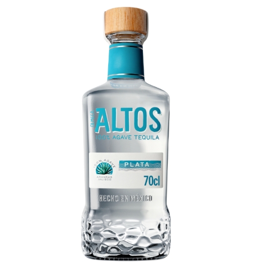 Tequila Blanco 100% Agave 38% ALTOS