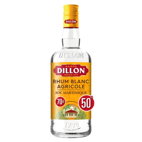 Rhum Blanc Agricole AOP Martinique DILLON